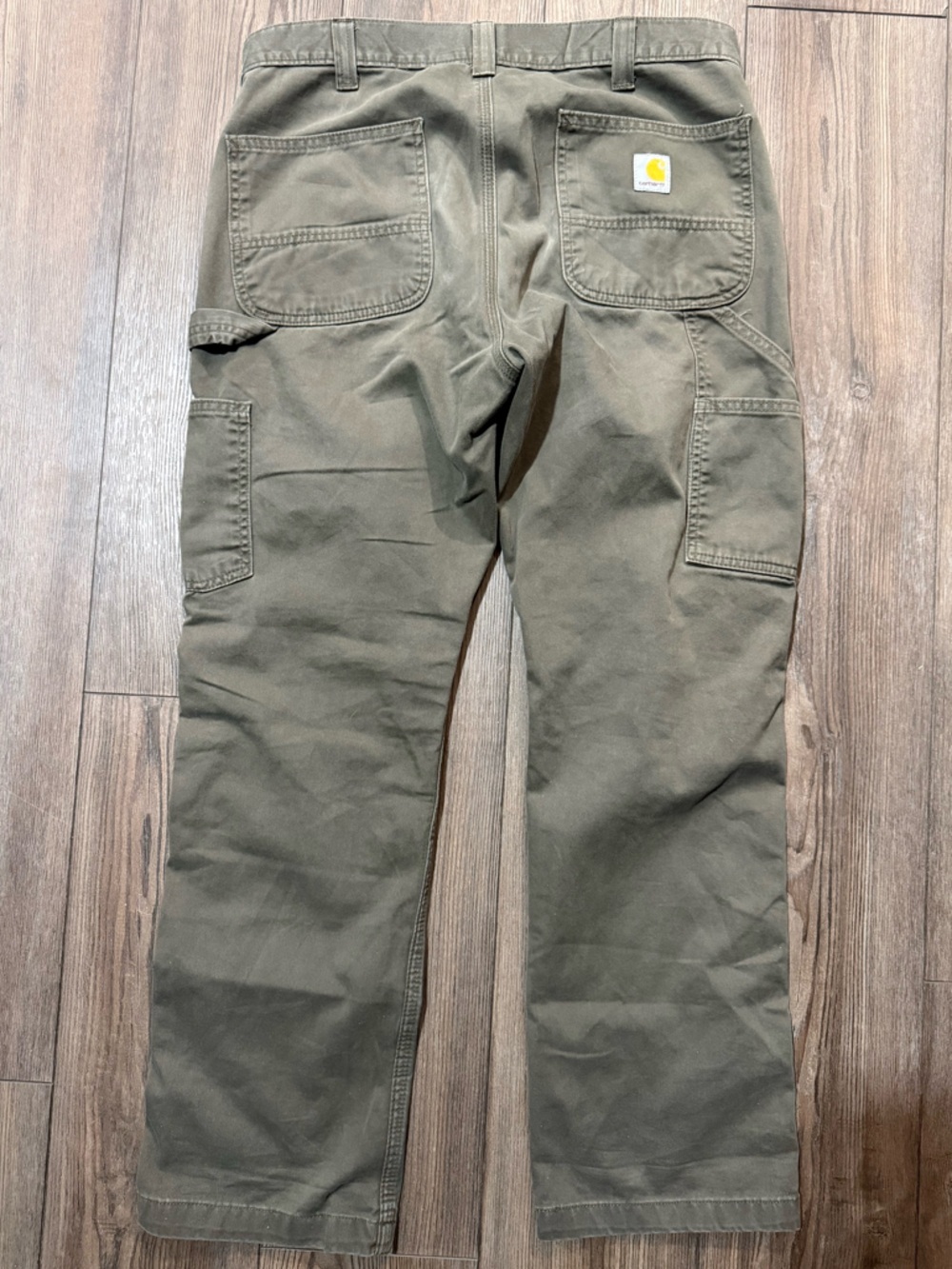 Carhartt Relaxed Fit Work Pants Men’s 34x30 Olive Green Utility Cargo